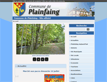 Tablet Screenshot of plainfaing.com
